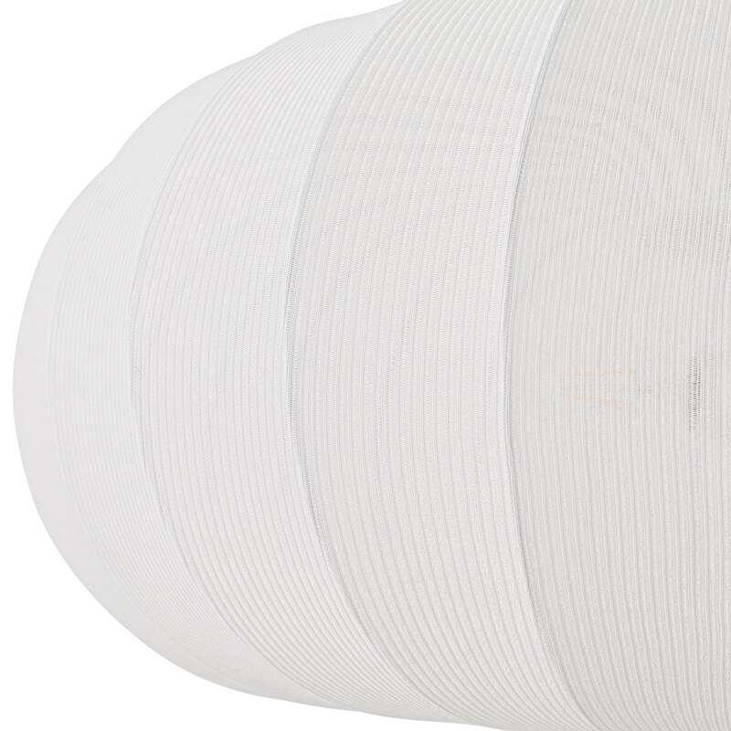 Lindby Hängeleuchte Pendelampe Helin weiß Textil Ø 70 cm 3 x E27 LED Leuchte - 4255830905124