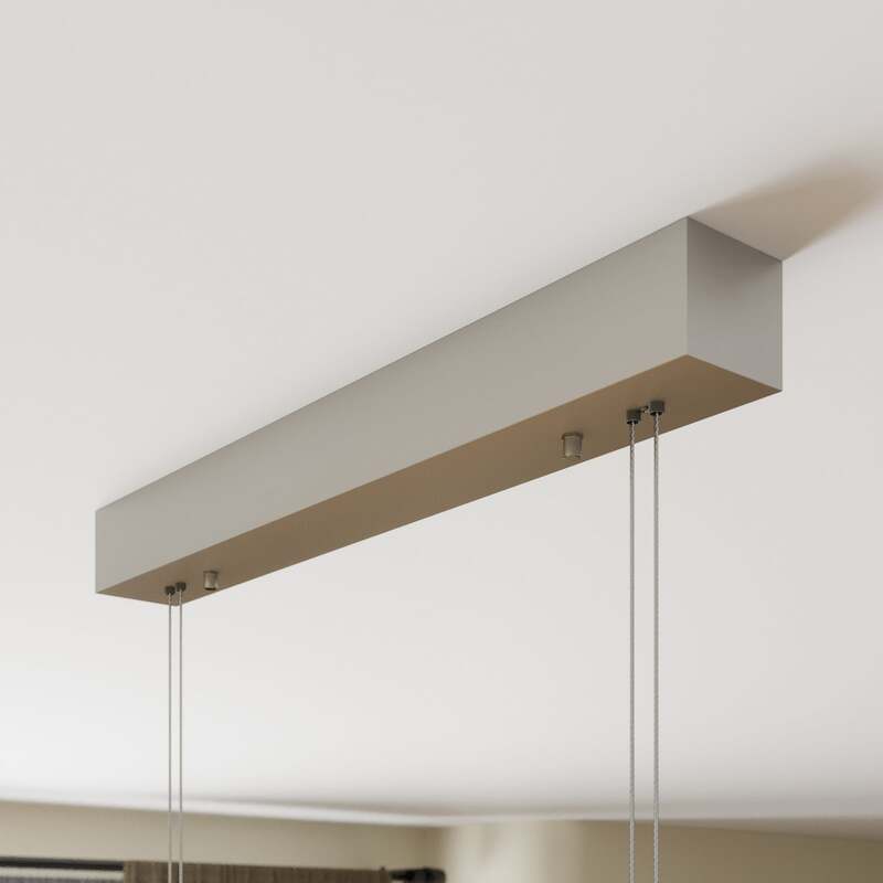 quitani Pendelleuchte Hängeleuchte Nora LED Lampe dimmbar Eiche natur 118cm - 4251096531824