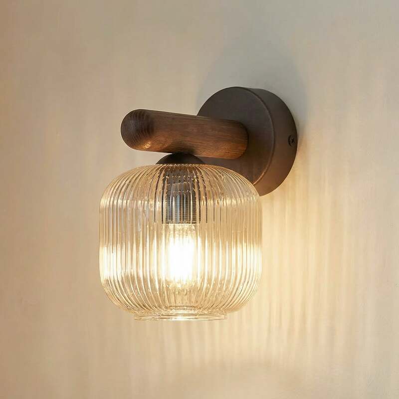 TK-Lighting Wandleuchte Salvia LED Wandlampe dimmbar braun cognac 20cm Höhe - 5906135110674