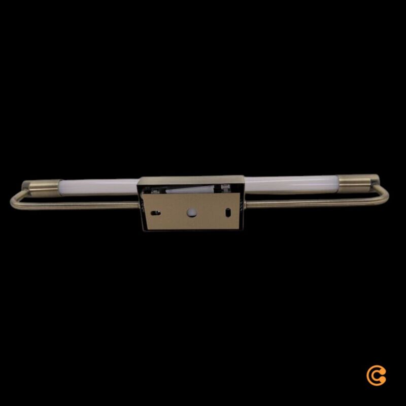 Wandleuchte Rapallo LED Wandlampe messing 40cm IP44 warmweiß 3000K Leuchte - 8019282511243