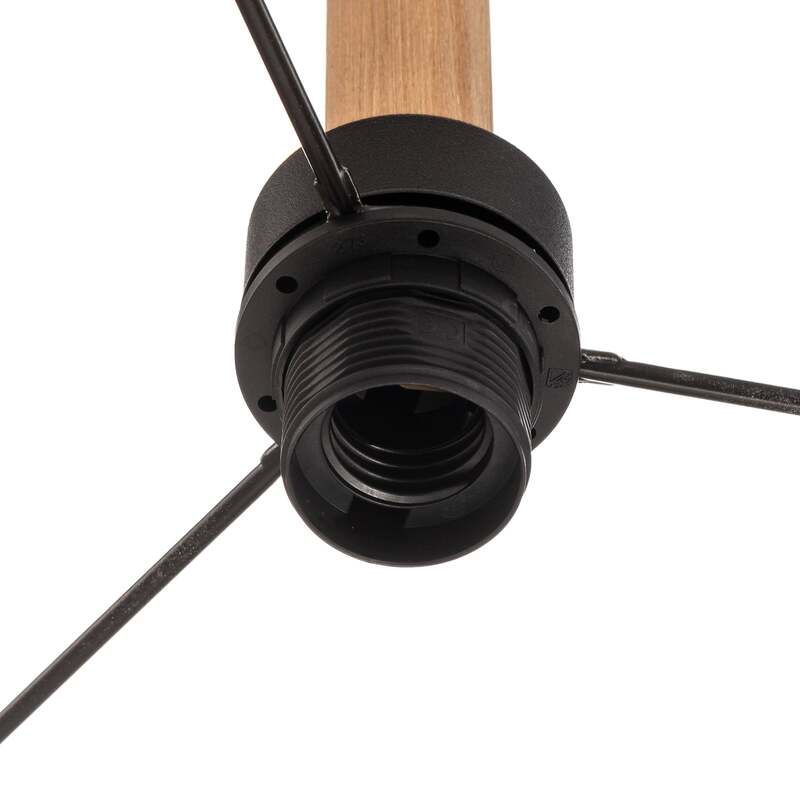 TK-Lighting Hängeleuchte Deva Nature LED Pendelleuchte dimmbar beige Holz 30cm - 5901780561079
