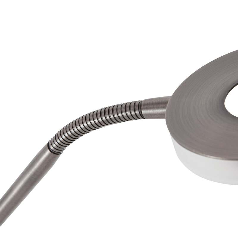 Lucande Stehleuchte Raymond LED dimmbar titanfarben Leselampe CCT 180cm - 4255830909979