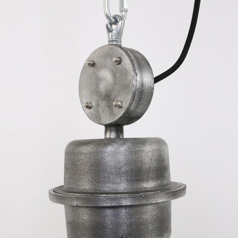 Steinhauer Hängeleuchte Bikkel Hängelampe Deckenlampe Leuchte Lampe Grau Ø 42cm - 8712746100273