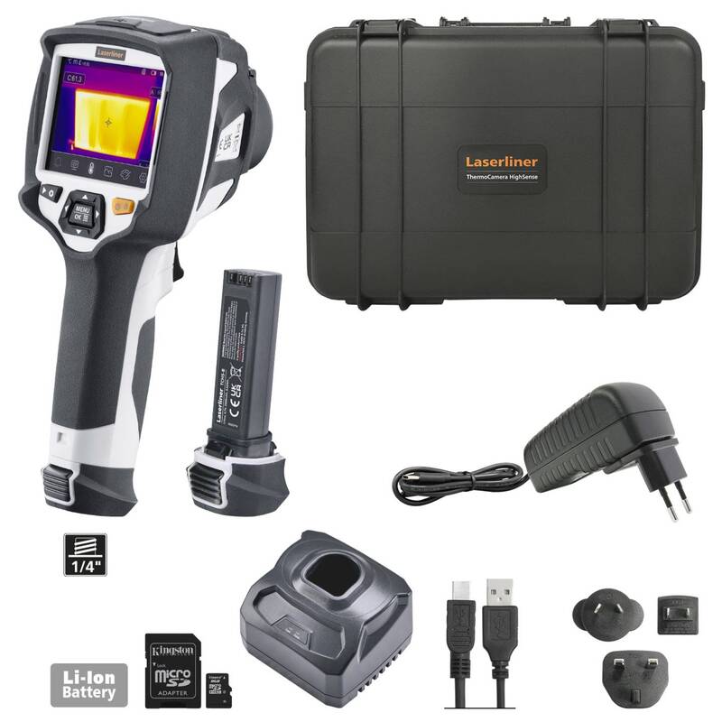 Laserliner Pro Wärmebildkamera ThermoCamera Infrarot Temperaturmessbereich 650°C - 4021563719358