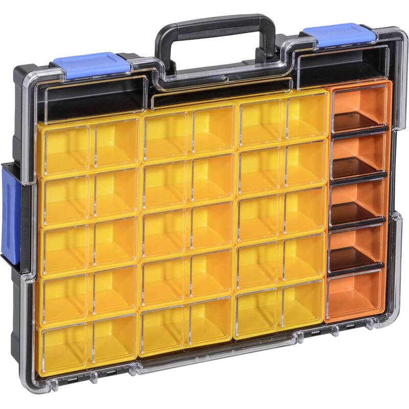 Allit Sortimentskoffer EuroPlus Pro K44/21 Werkzeugkoffer 21 Fächer schwarz - 4005187542400