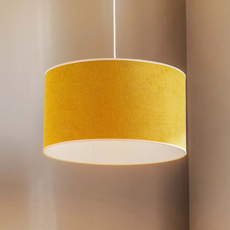 Hängeleuchte Pastell Roller senffarben Pendelleuchte Leuchte Hängelampe Lampe565 - 5903689181334