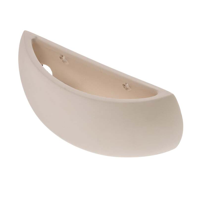Wandleuchte Curve LED dimmbar Wandlampe Keramik weiß 32x13cm elegant modern - 5903282711105