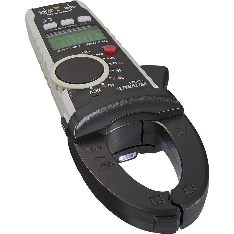 Voltcraft Stromzange VC585 digital CAT III 600V True RMS 4000 Counts kalibriert - 4016139317007