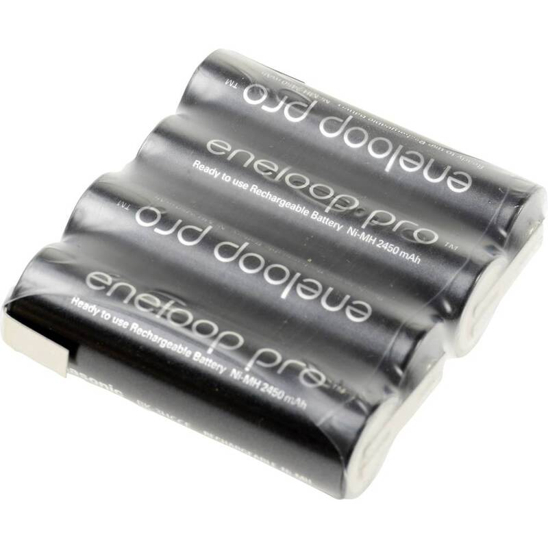 Panasonic eneloop Akkupack Batterie Mignon Z-Lötfahne NiMH 4x 4.8V 2450mAh - 4042883342828
