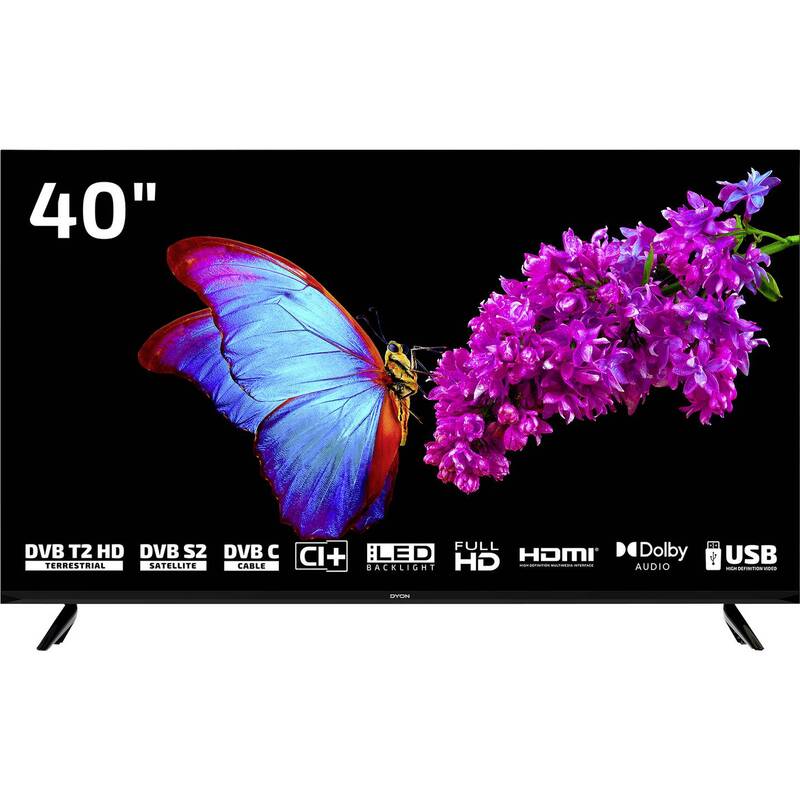 Dyon LED-TV 40 Zoll Enter 40 Pro X2 Full HD DVB-T2 DVB-C DVB-S Schwarz 903x557mm - 4260552542557