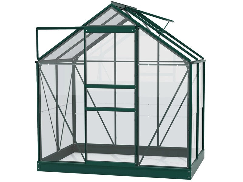 Vitavia Gewächshaus Planet 2500 Schwarz Garten Gewächshaus 2,5m² Fundamentrahmen - 4005717228729