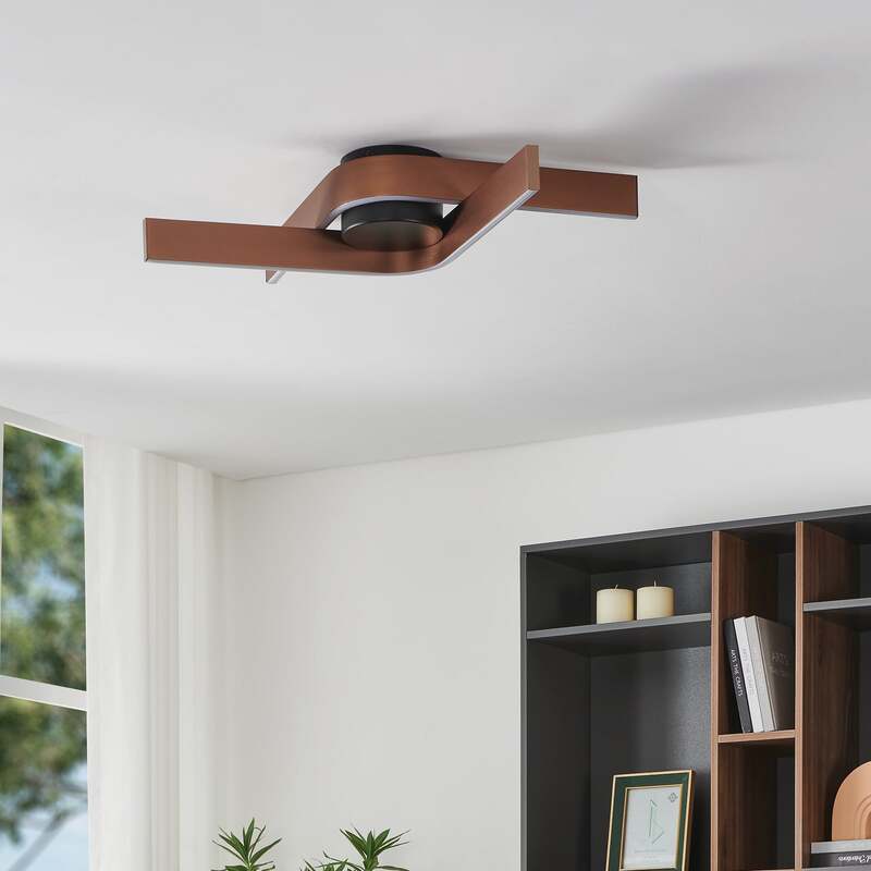 EGLO FOLCINO-Z MATTER Ceiling Lamp 640x400 RGB/CCT 3720lm Black/bronze - 9008606360277
