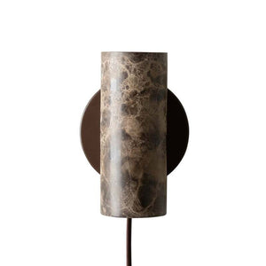 B-Ware IT'S ABOUT ROMI Wandlampe Tivoli LED Wandleuchte Lampe braun Marmor 17x9,5cm