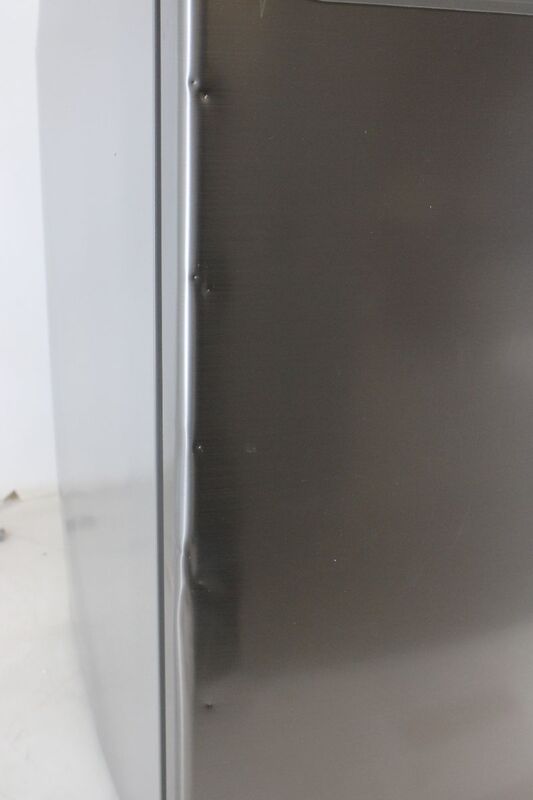Bomann Kühlschrank inox-look 55cm C 133L Standgerät 126l Inverter-Kompressor - 4004470180466