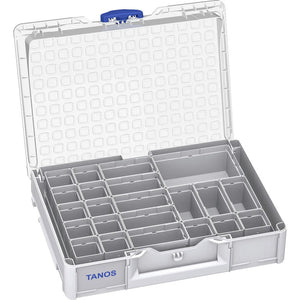 B-Ware Tanos Transportkiste Systainer III M89 ABS Kunststoff Lichtgrau 396x89x296mm