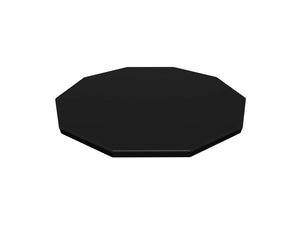 B-Ware Bestway Abdeckplane rund Ø305cm schwarz PVC Poolplane Schutzplane langlebig