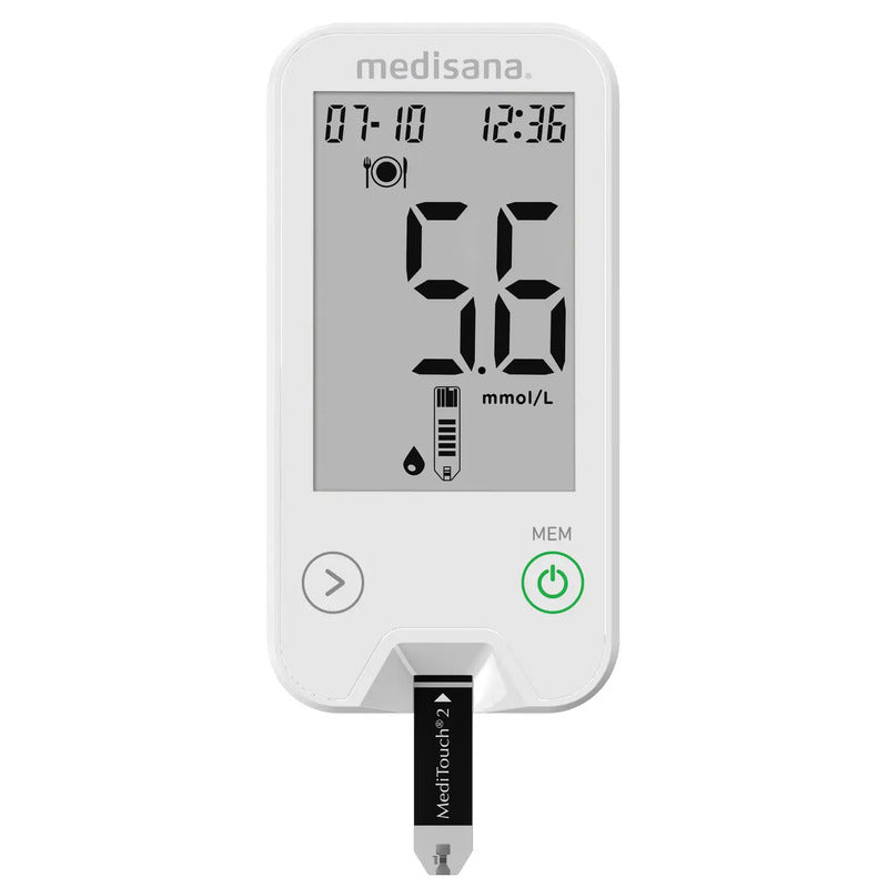 Medisana MediTouch 2 mmol/L Blutzuckermessgerät Messgerät Blutzuckermesser - 4015588790348