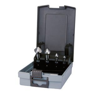 B-Ware RUKO Kegelsenker HSS DIN 335 Form C 90° 5-tlg. Senker Werkzeug Aluminium Stahl