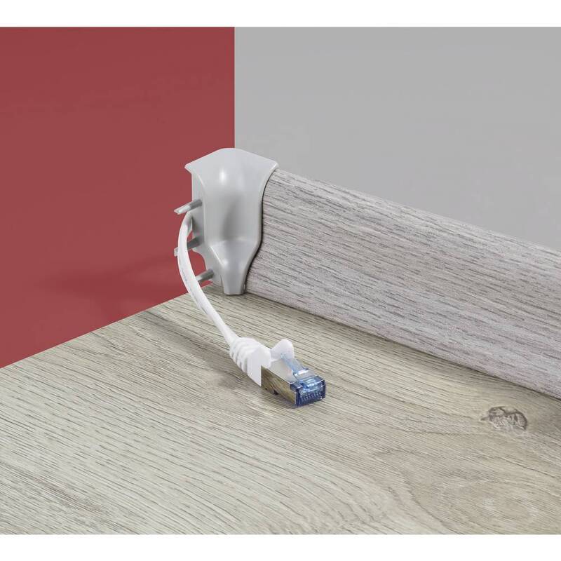 Renkforce Patchkabel CAT 6a U/FTP 5m hochflexibel RJ45 Netzwerkkabel grau - 4016138997576