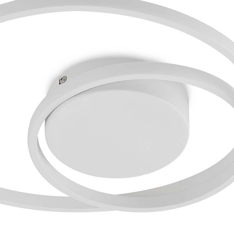 Lindby Deckenleuchte Emisua LED Lampe dimmbar CCT 2700K bis 5000K weiß Ø39cm - 4251911705720
