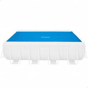 B-Ware Intex Above Ground Outdoor Solar Pool Cover/Protector Rect 4.8mx2.4m Blue