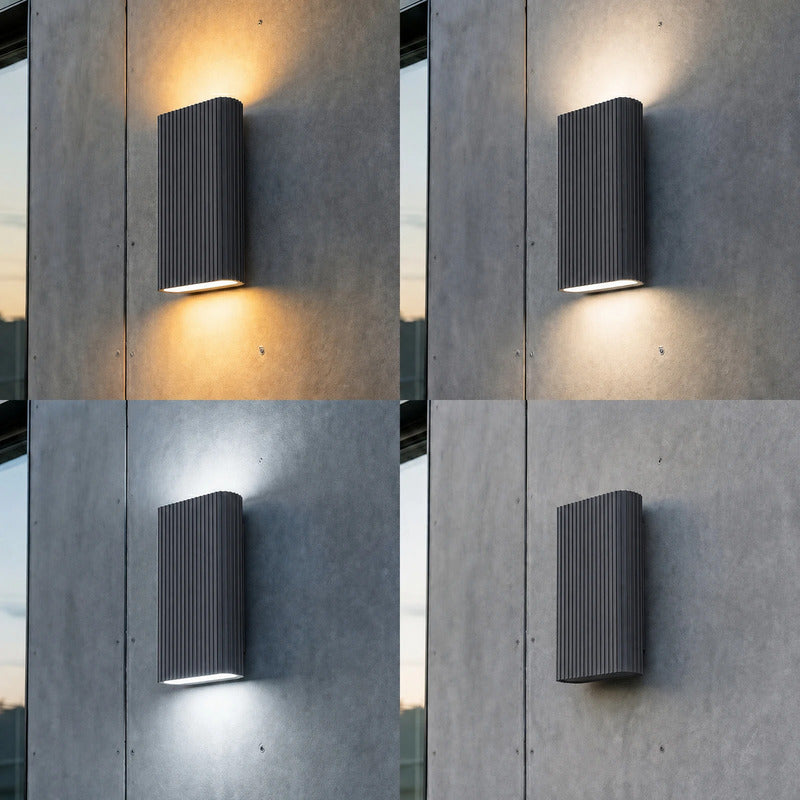 Raija LED Außenwandleuchte anthrazit Gartenlampe CCT 40cm Wandleuchte Leuchte - 4255830911576
