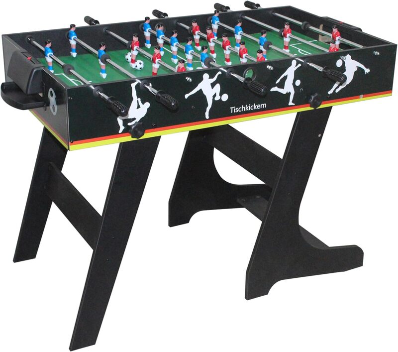 Izzy 4-in-1 Multifunktionale Spieltische für Tischfußball Billard Tischtennis - 4047385499261