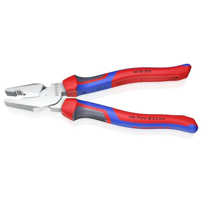 Knipex Kombizange Kraftzange 225mm Werkzeugstahl induktiv gehärtet 63HRC 400g - 4003773010005