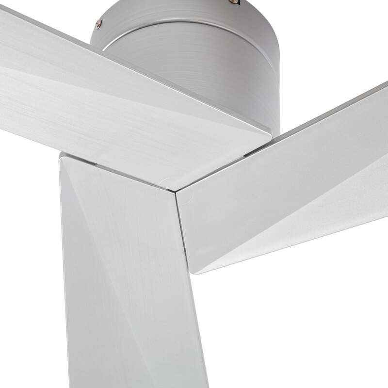 Lucande Deckenventilator Ventoro silber 132cm mit Fernbedienung Räume bis 20 m² - 4255830911361