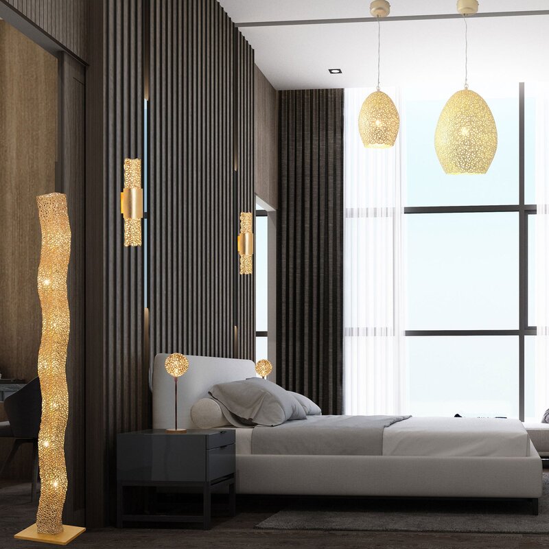 Holländer Wandleuchte Palazzo Wandlampe Wandlicht Deko-Flurleuchte Lampe gold - 4250151340487