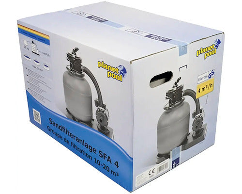 CF Sandfilteranlage Poolfilteranlage 4,0 m³/h Handtuchheizkörper 20 m³ Filter - 4038755027023