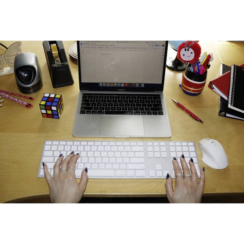 Matias FK416DCS-DE Kabellose QWERTZ Tastatur Schwarz für Windows - 0833742007972