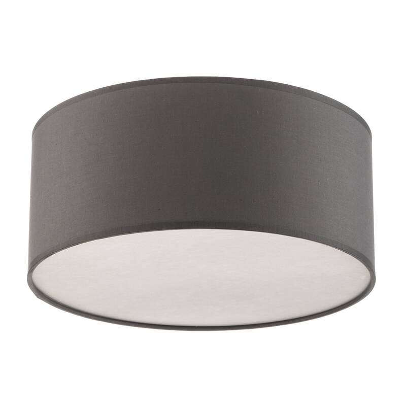 TK-Lighting Deckenleuchte Rondo grau LED Lampe dimmbar Metall Ø 30 cm 13 cm hoch - 5901780533328