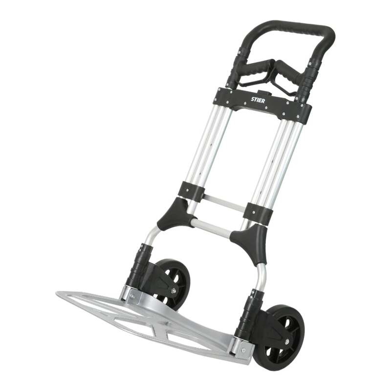 STIER Alu-Sackkarre Premium klappbar 200kg Sackkarre Transportwagen Aluminium - 4251709615064