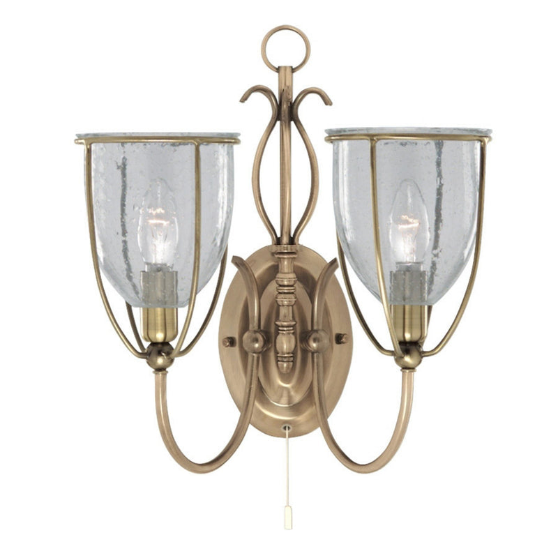 Silhouette Wandleuchte Wandlampe 2-flammig Beleuchtung Wohnzimmer Innenbereich - 5013874207616
