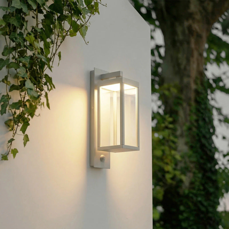 Ferdinand LED Außenwandlampe Sensor steingrau Gartenlampe Wandleuchte Leuchte - 4255830906916