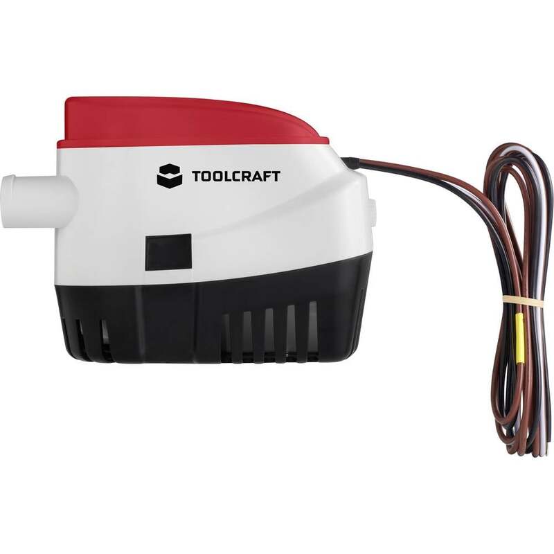 TOOLCRAFT TO-7159128 Niedervolt-Tauchpumpe 2839 l/h 12 V/DC Pumpe Durchlaufpumpe - 4064161187211
