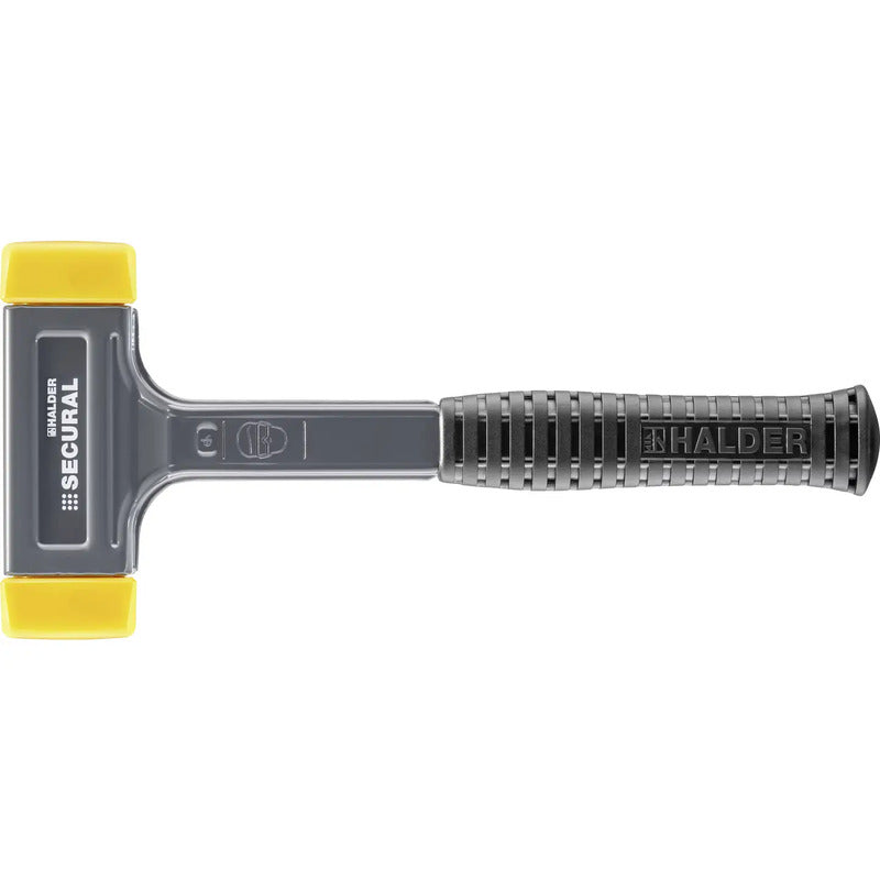 Halder Schonhammer ergonomischer Griff 1000g SECURAL Hammer 310mm Stahlrohr - 4030618310846