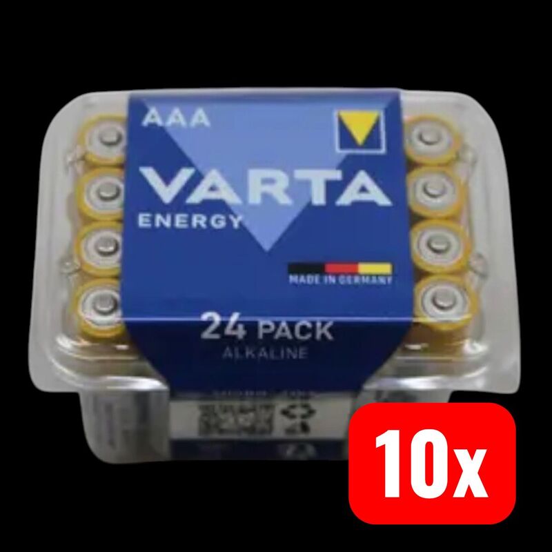 Varta Energy LR03 Micro (AAA)-Batterie 24 St. Alkali-Mangan 1.5 V Kunststoff-Box - 4008496634729