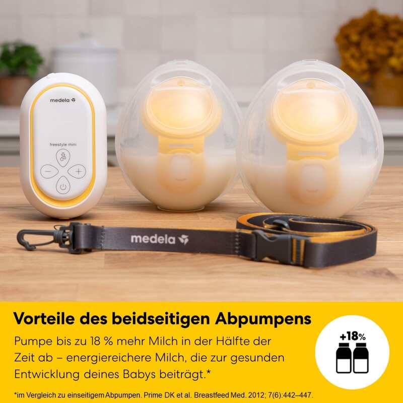 Medela Milchpumpe Pumpe Freestyle Mini Handsfree Doppelpumpe SIEHE TEXT/FOTO - 7610472881231
