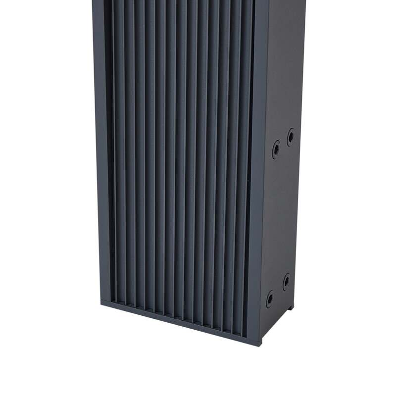 Lucande LED-Außenleuchte Tavion Gartenlampe 230cm Lampe anthrazit Aluminium IP65 - 4251911785289