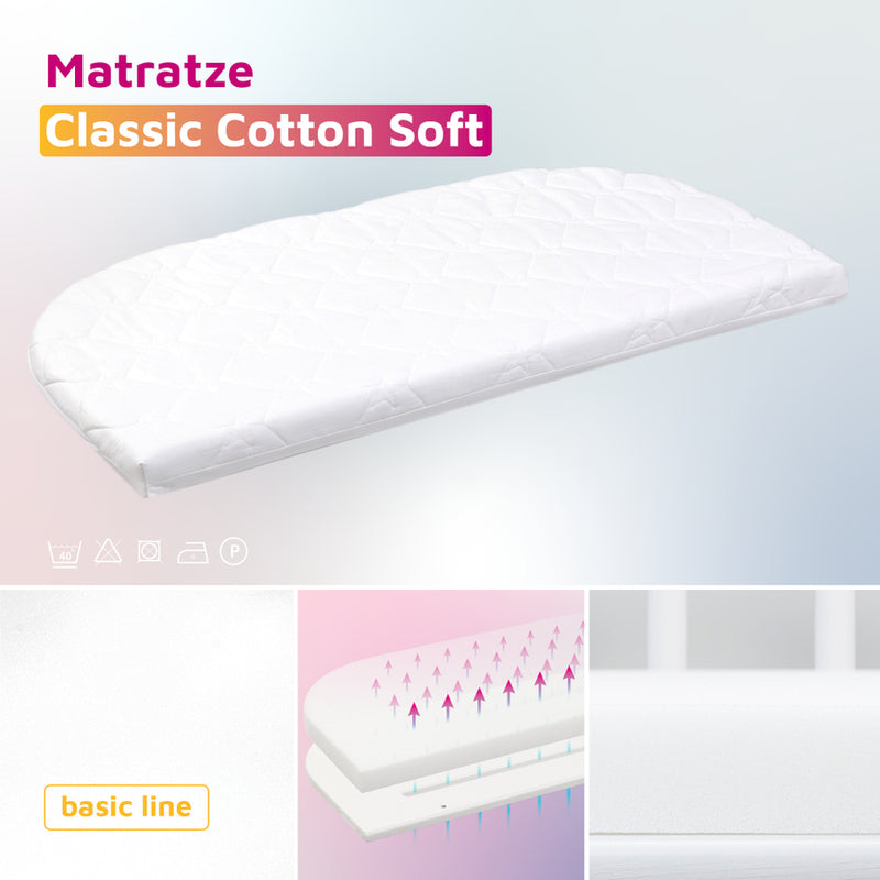 babybay Matratze Babymatratze Classic Cotton Soft Boxspring XXL Komfortschaum - 2000575934302