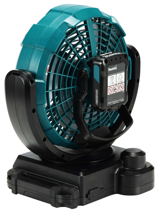 Makita Standventilator Ventilator Oszillation 3 Stufen Kunststoff türkis 284mm - 0088381865005