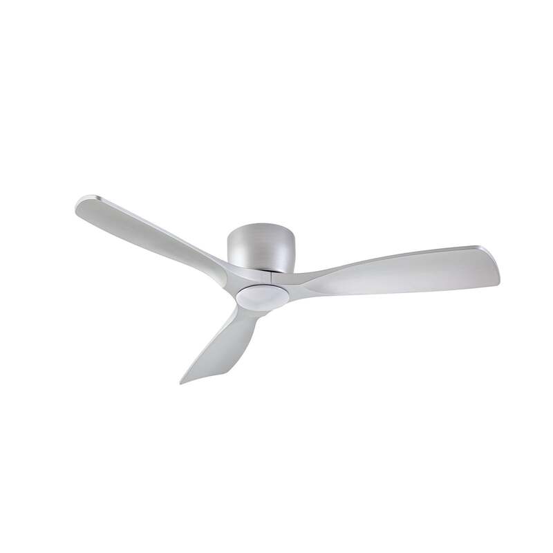 Lucande Deckenventilator Moneno Smart Ventilator LED dimmbar silber 131cm IP20 - 4255830913433