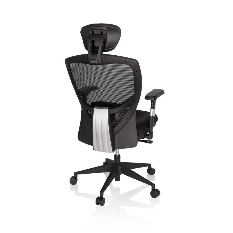 hjh OFFICE Bürostuhl Chefsessel VENUS BASE Ergonomie Komfort Design schwarz - 4260182534526