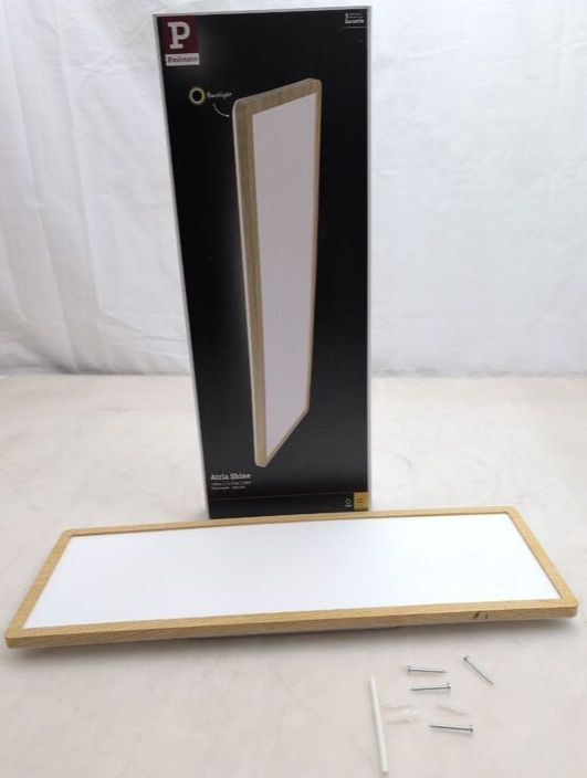 Paulmann LED Panel Atria Shine 58cm Wandleuchte Lampe Holz IP44 warmweiß 3000K - 4000870710319