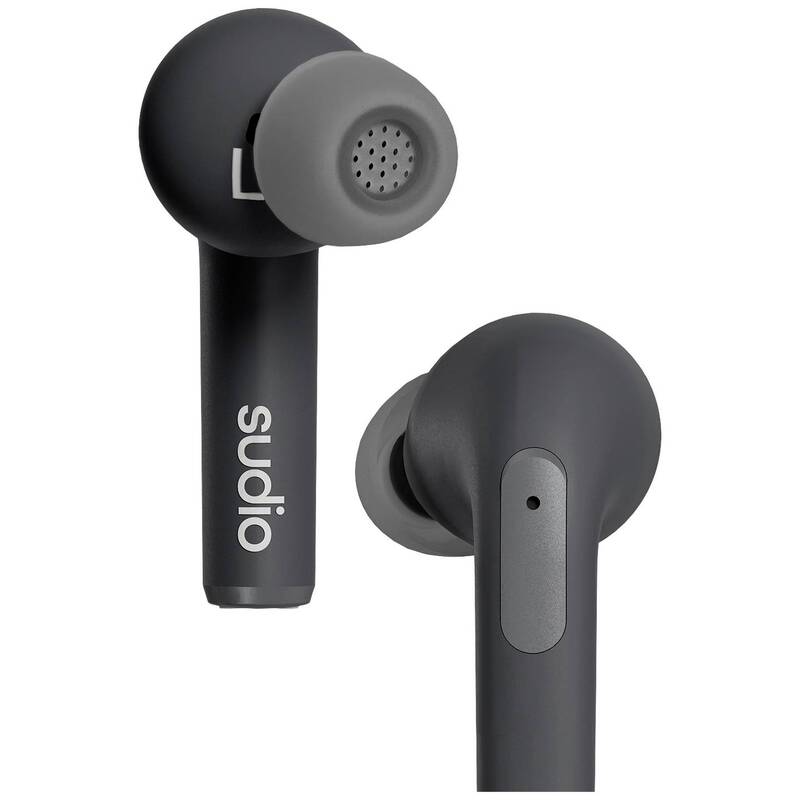 Sudio In Ear Headset Ohrhörer N2 Pro Bluetooth ANC Kopfhörer Schwarz Ladecase - 7350071384060