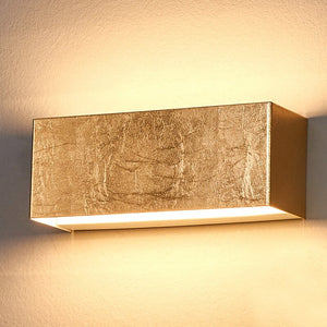 2x B-Ware Lindby LED-Wandleuchte Quentin Lampe Flurleuchte Wandlampe LED 10W gold 2 STÜCK