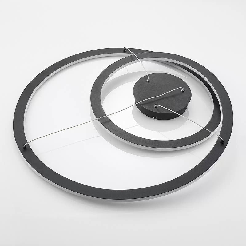 Lindby Hängeleuchte Pendelleuchte LED Lampe mattschwarz Eisen Aluminium Kunststo - 4251096587661