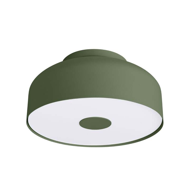 Deckenleuchte CLARO olivgrün LED Lampe Leuchte dimmbar 4 x E27 Ø 30cm Metall - 5907073081231